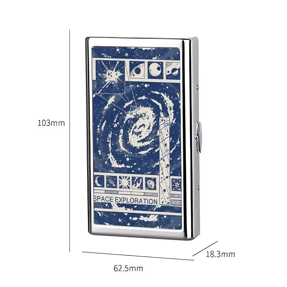 Space Exploration Cigarette Case