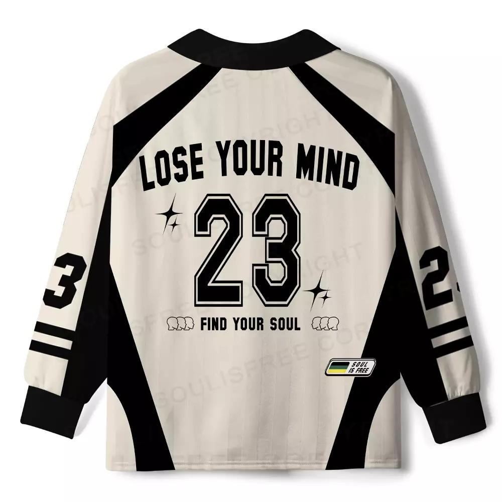 Lose Mind Long Sleeve Polo Jersey