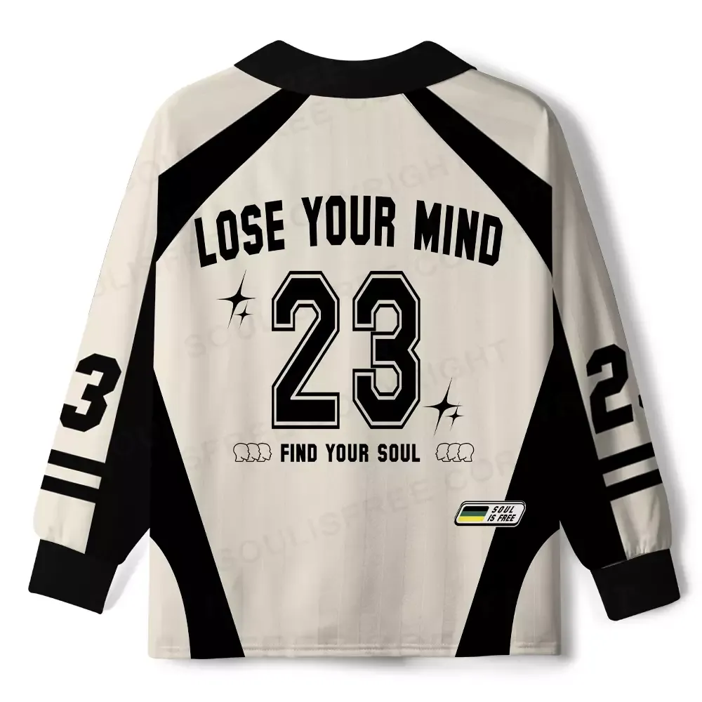 Lose Mind Long Sleeve Polo Jersey