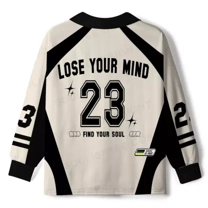 Lose Mind Long Sleeve Polo Jersey