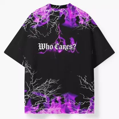 Soulisfree Who Cares? ECO‑PERF Graphic Tee