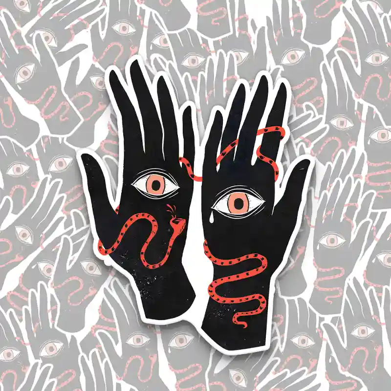 The Eyes Will Not Deceive You 1PCS Stickers