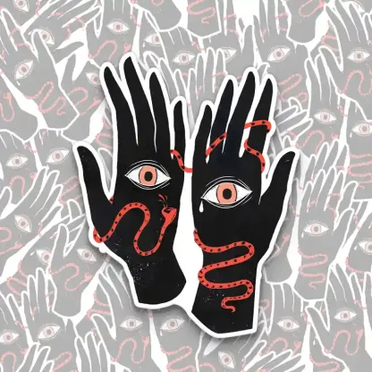 The Eyes Will Not Deceive You 1PCS Stickers