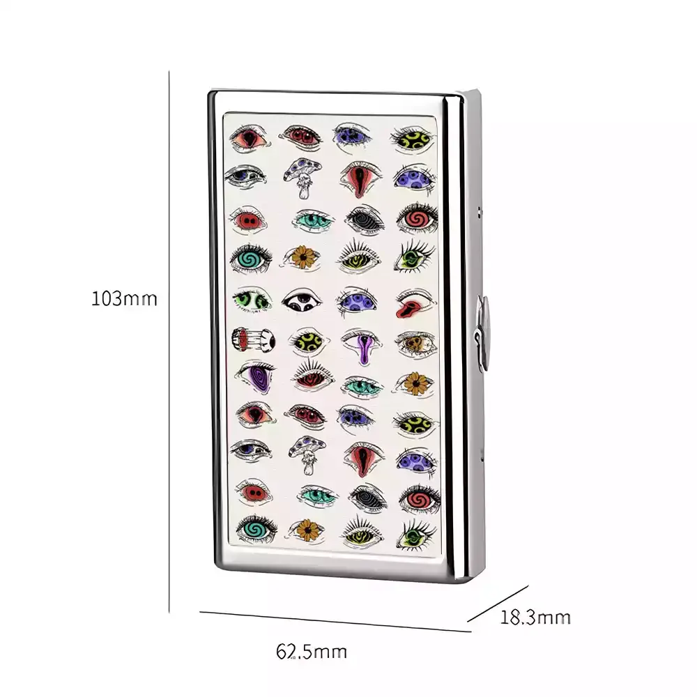 Soulisfree The Psychedelic Eyes Metal Pocket Case