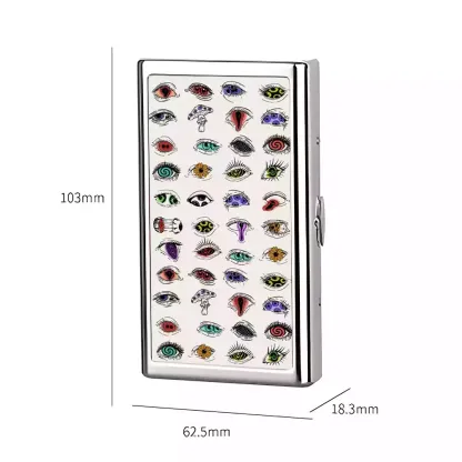 Soulisfree The Psychedelic Eyes Metal Pocket Case