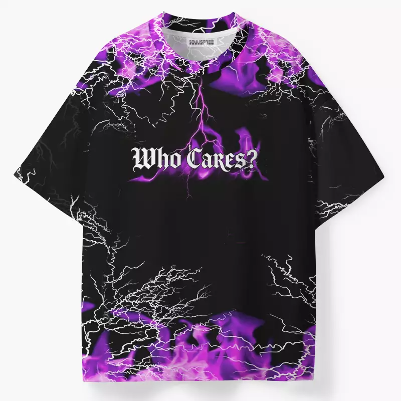 Soulisfree Who Cares? ECO‑PERF Graphic Tee