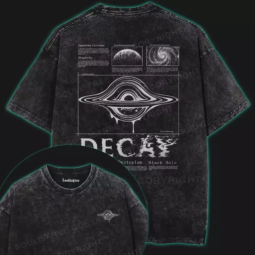 The Universe is Dying Washed Space T-shirt