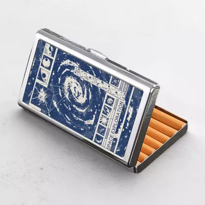 Space Exploration Cigarette Case
