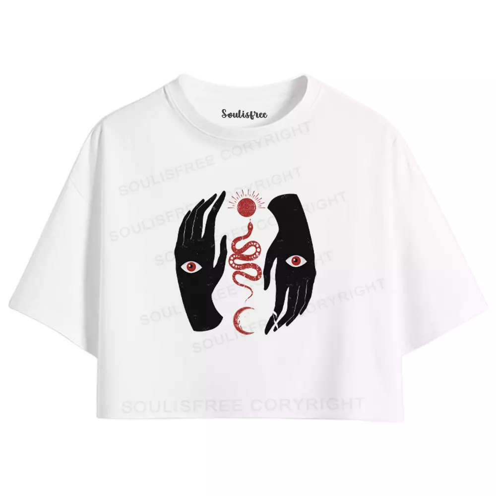 Eye of the Infinite Crop Top