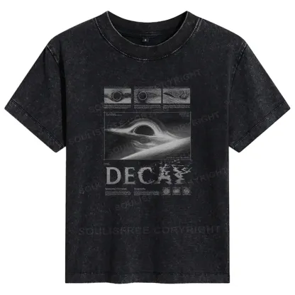 Decay of the Cosmos Basic Washed T-shirt
