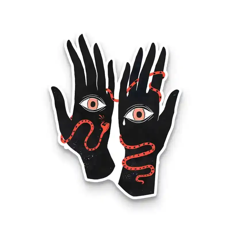 The Eyes Will Not Deceive You 1PCS Stickers