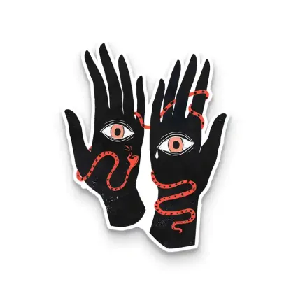 The Eyes Will Not Deceive You 1PCS Stickers