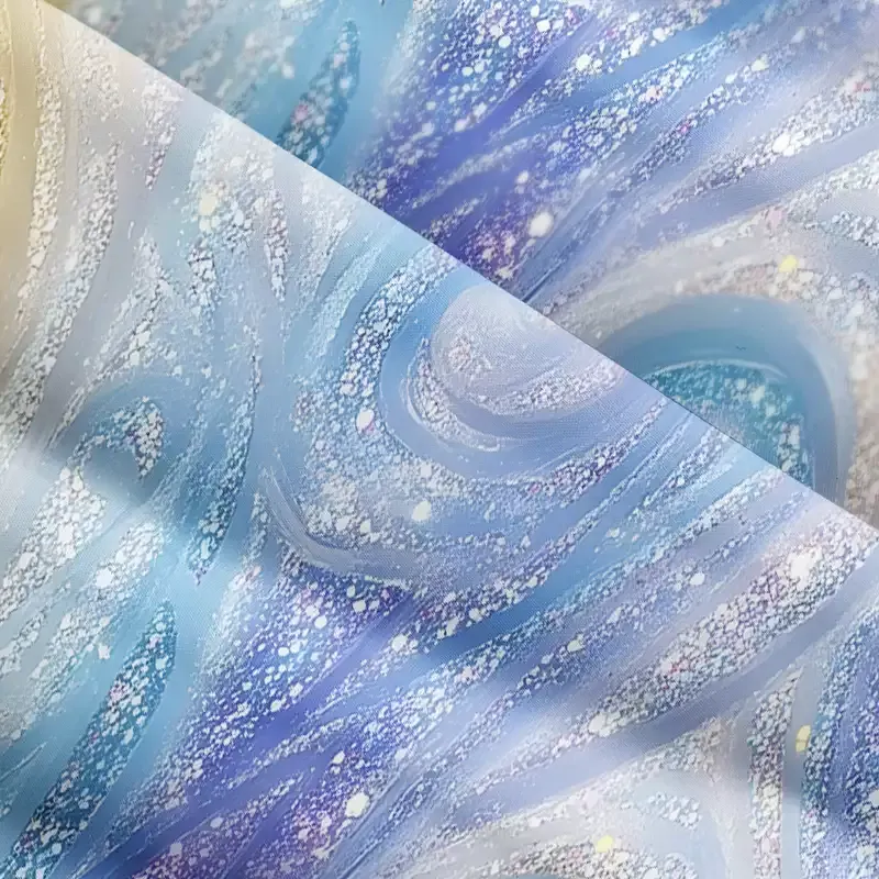 Soulisfree Glittery Rainbow Ombre Swirl Boho Maxi Dress