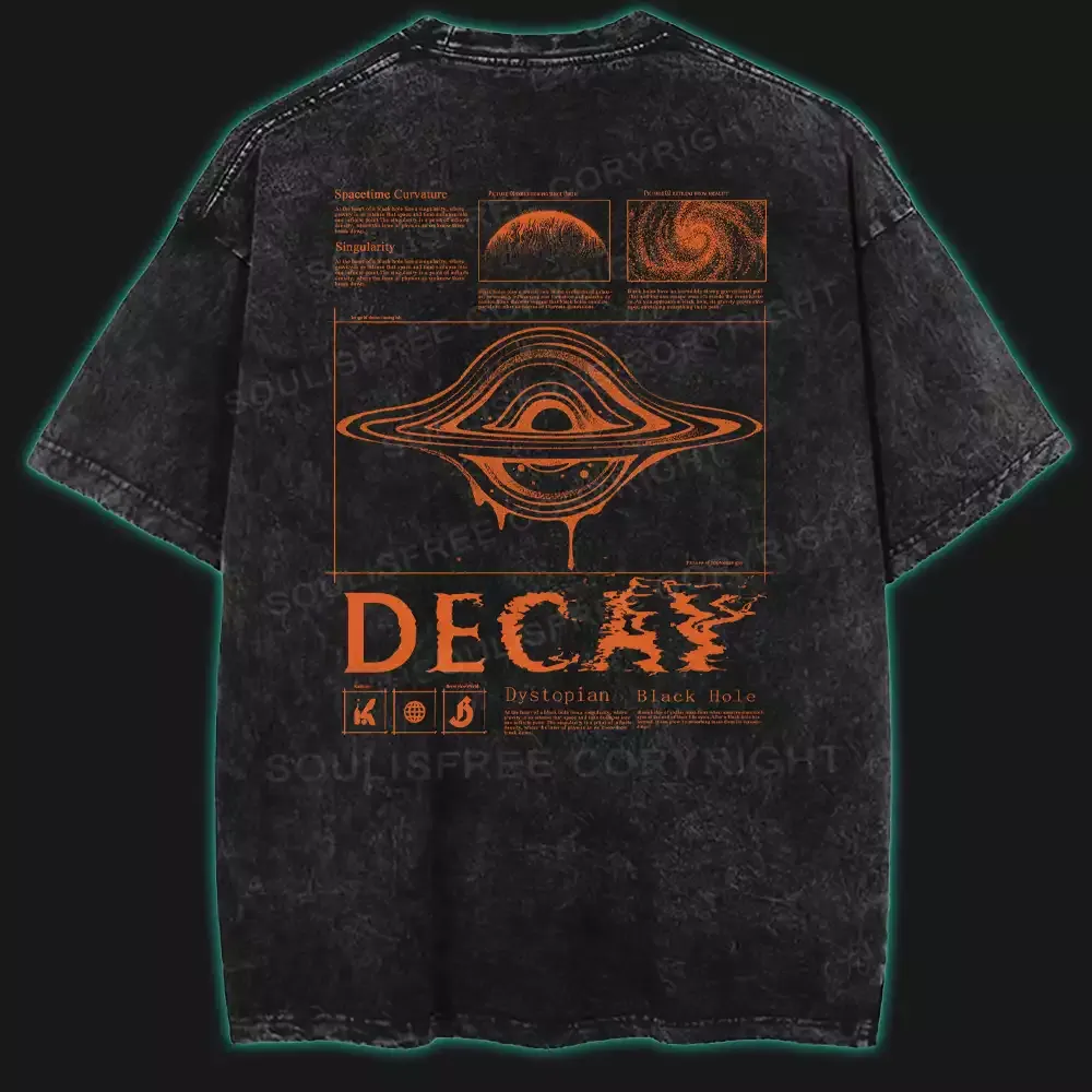 The Universe is Dying Washed Space T-shirt