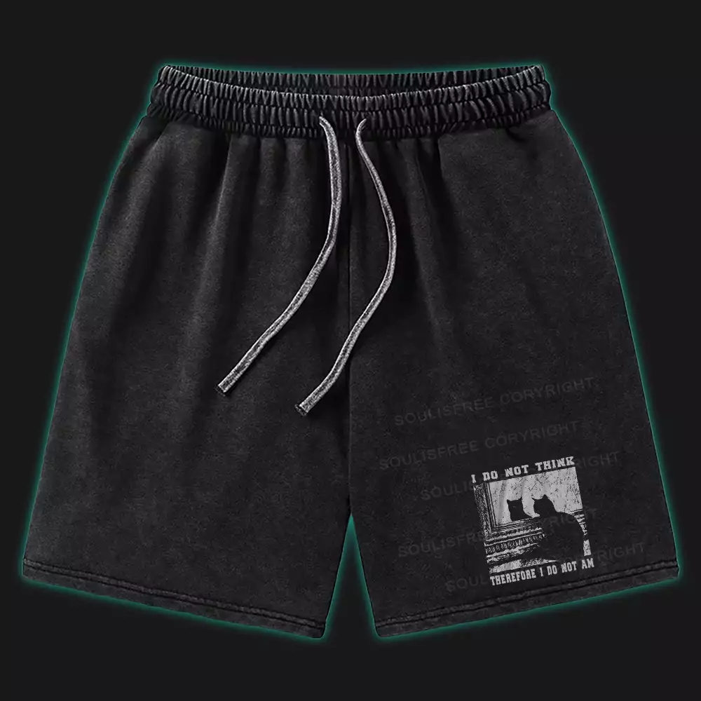 The Road Not Chosen Washed Shorts