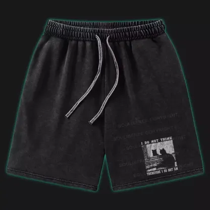 The Road Not Chosen Washed Shorts