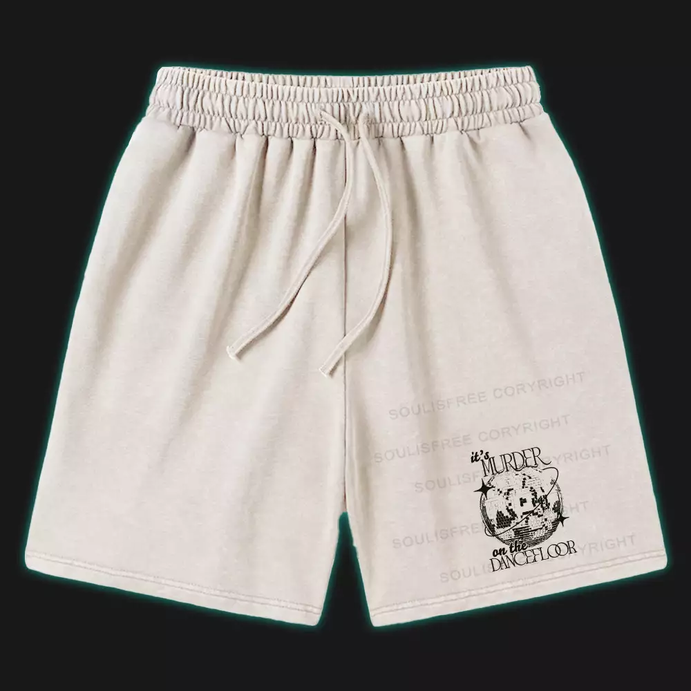 Flashing Light Ball Washed Shorts