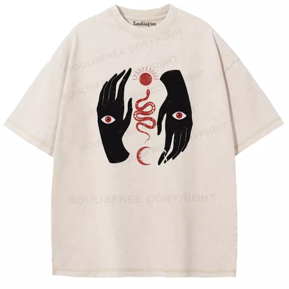 Eye of the Infinite Washed T-shirt