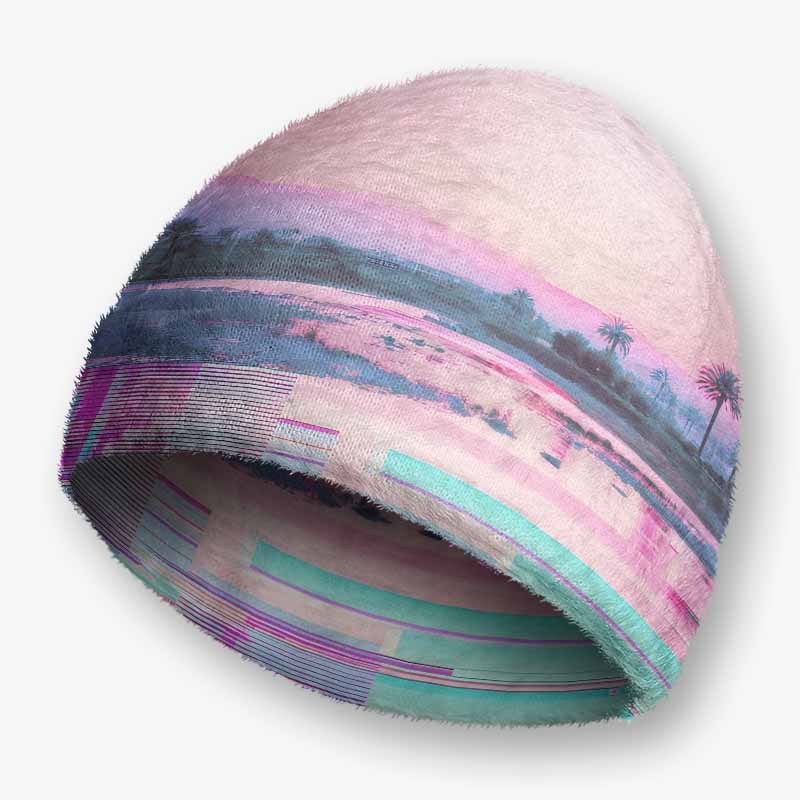 Soulisfree Where Time Slows Down Fuzzy Beanie
