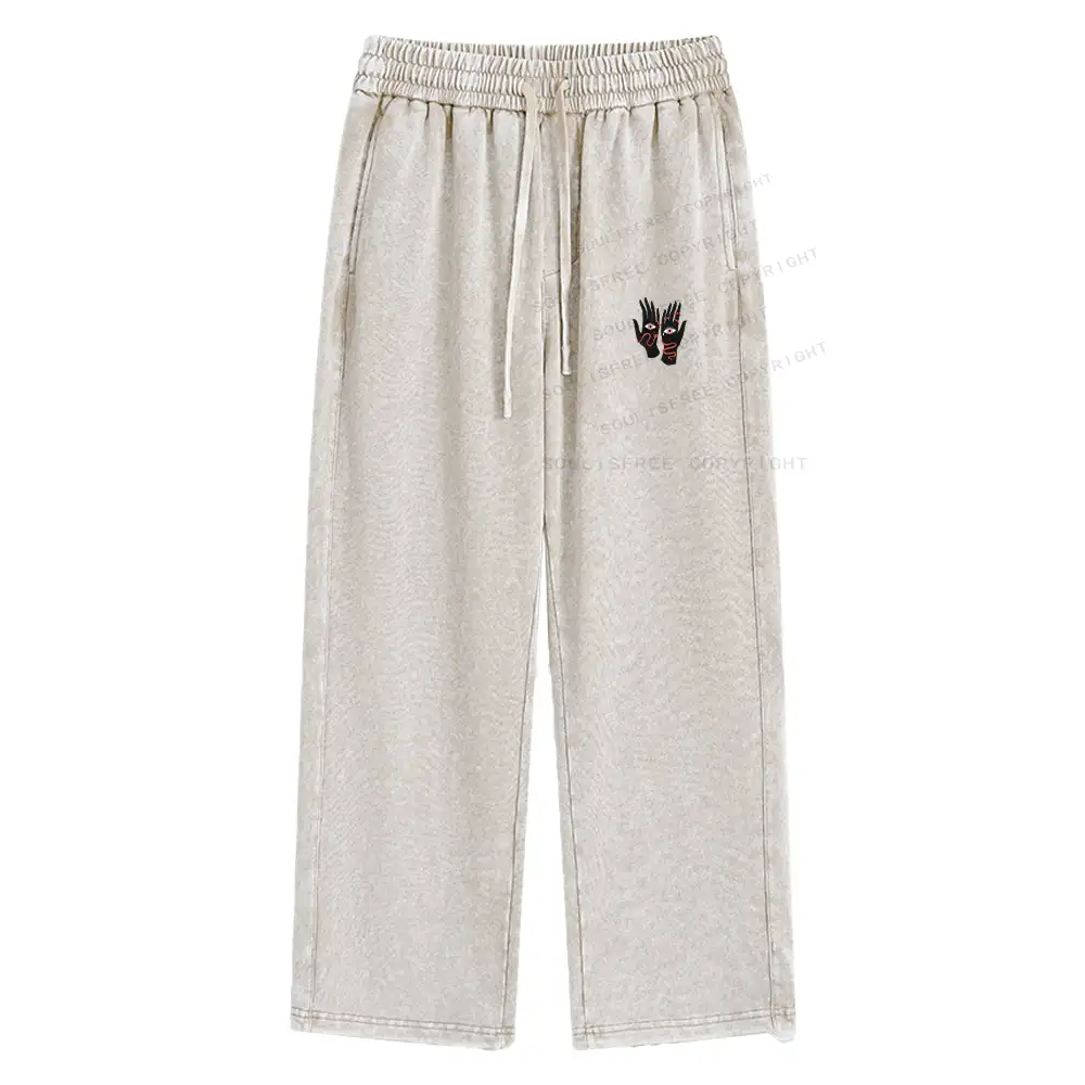 The Eyes Will Not Deceive You Washed Baggy Sweatpants