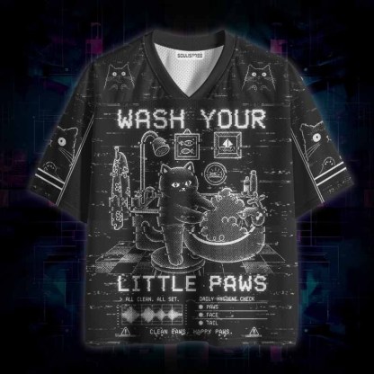 Soulisfree WASH YOUR LITTLE PAWS Mesh Jersey