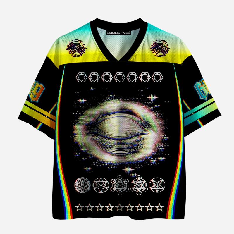 Soulisfree GEOMETRIC COSMOS Mesh Jersey