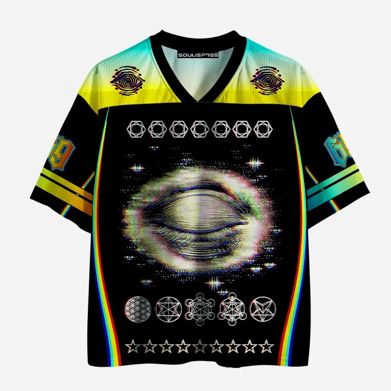 Soulisfree GEOMETRIC COSMOS Mesh Jersey