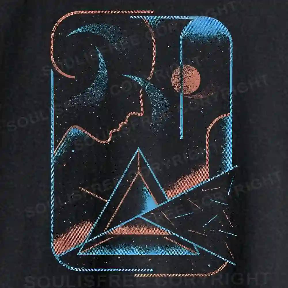 Space Travel Washed Tank Tops