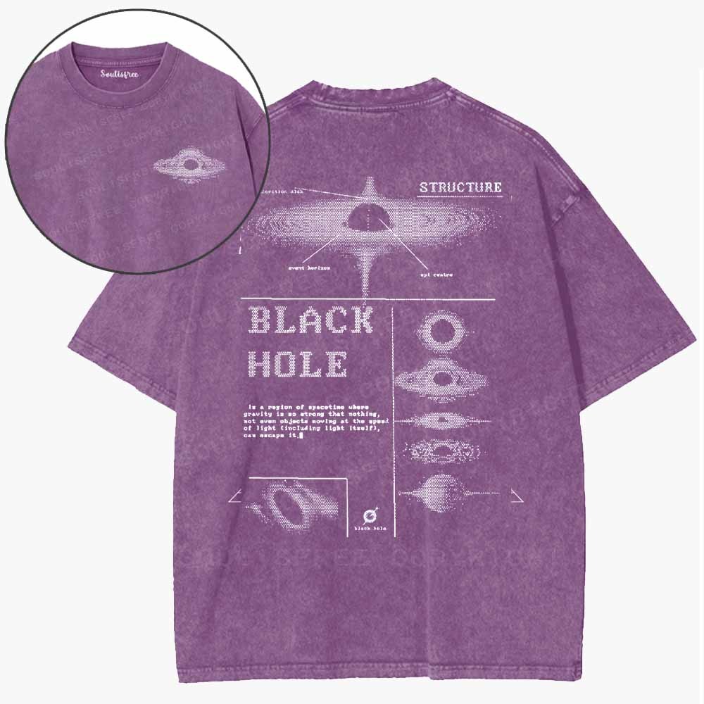 Soulisfree  Into The Singularity Washed Tee