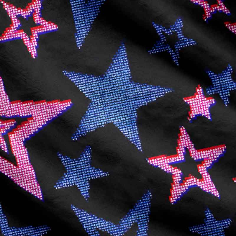 Soulisfree Glow-In-The-Dark Stars Women's Fuzzy Cardigan Sweater