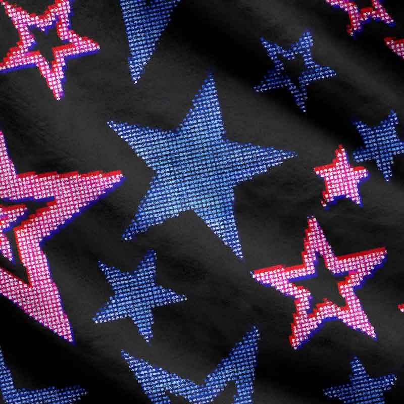 Soulisfree Glow-In-The-Dark Stars Women's Fuzzy Cardigan Sweater