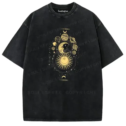 The Golden Cosmos Washed T-shirt