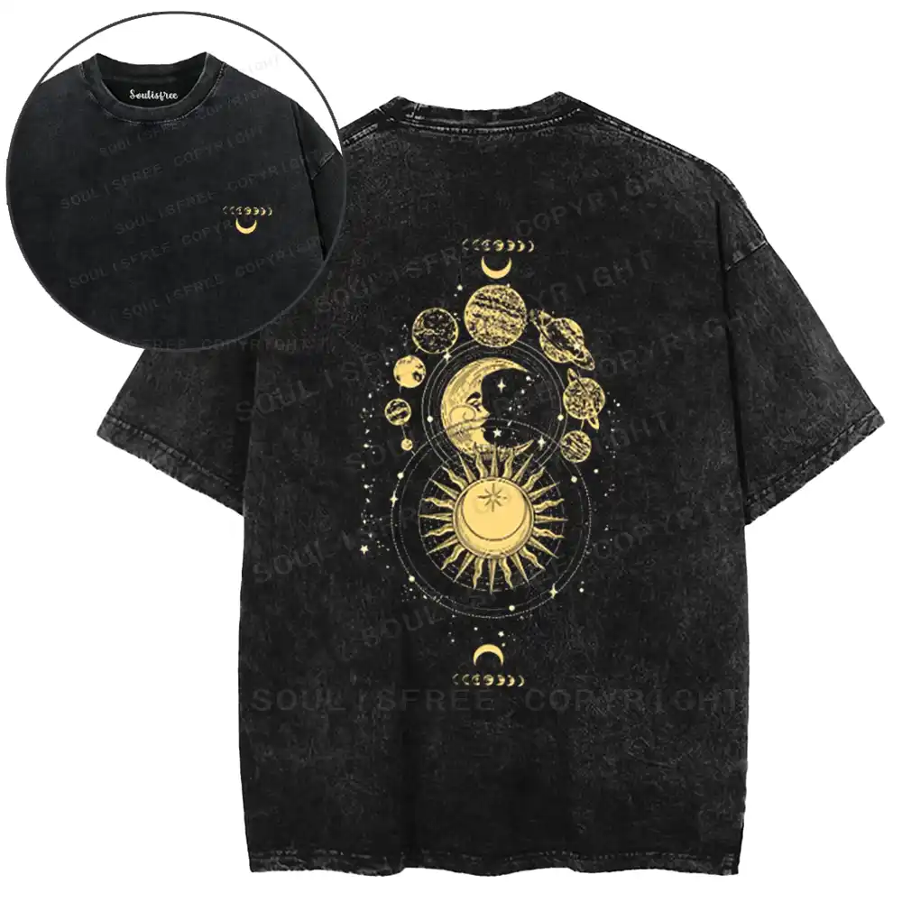 The Golden Cosmos Washed T-shirt