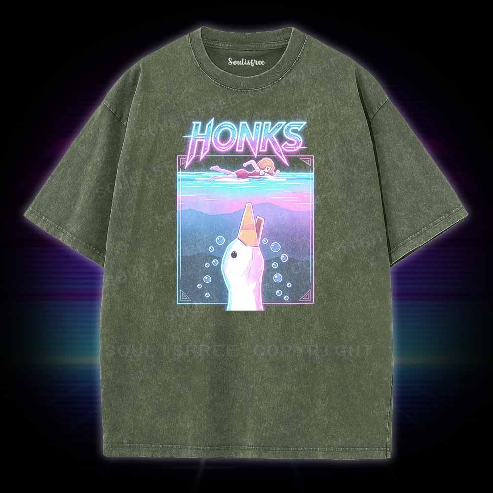 Soulisfree Honk Honk Jaws Honks Washed Tee
