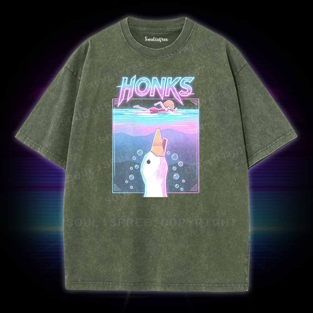 Soulisfree Honk Honk Jaws Honks Washed Tee