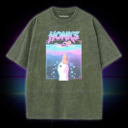 Soulisfree Honk Honk Jaws Honks Washed Tee