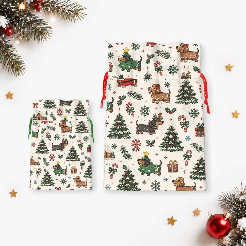 Soulisfree A Small Friend In A Big Winter World Christmas Gift Pouch
