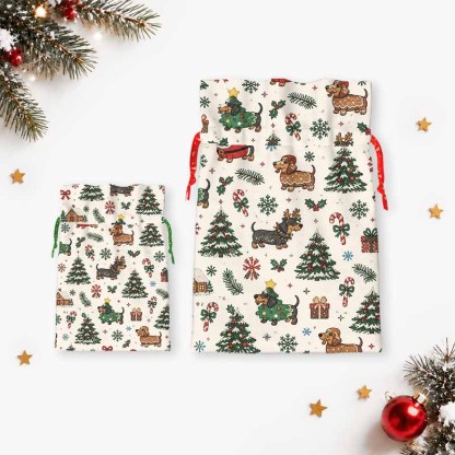 Soulisfree A Small Friend In A Big Winter World Christmas Gift Pouch