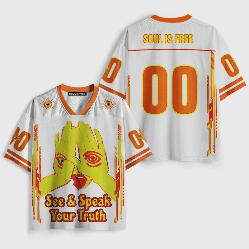Soulisfree See & Speak Your Truth Mesh Jersey