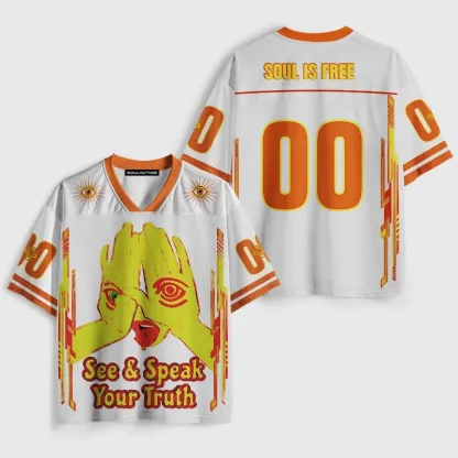 Soulisfree See & Speak Your Truth Mesh Jersey