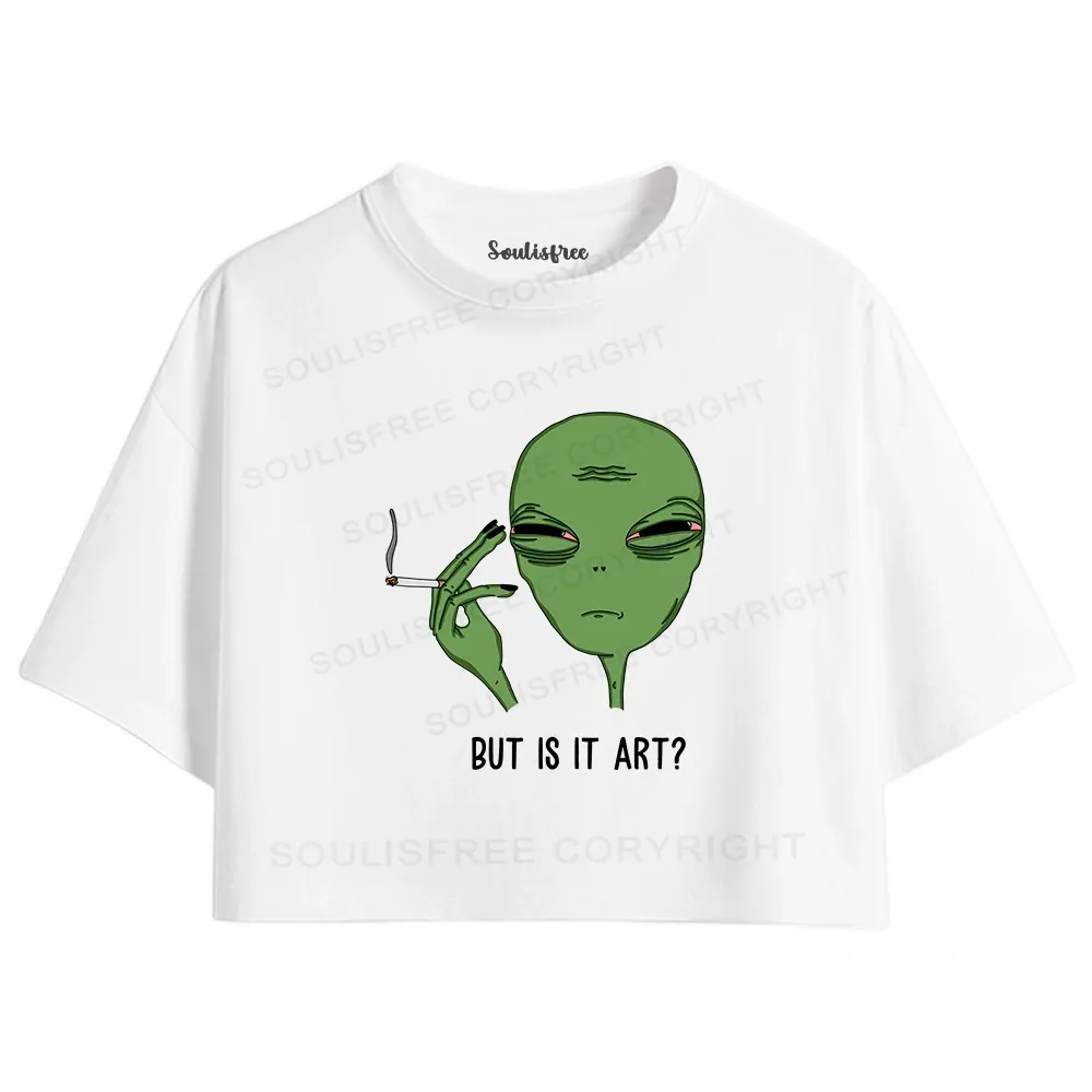 Designed Is It Art Crop Top