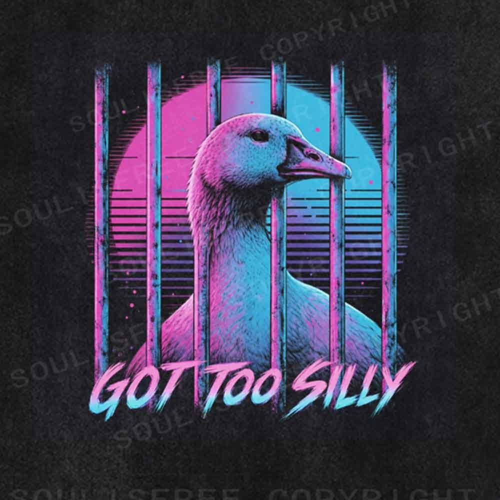 Soulisfree GOT TOO SILLY  Washed Tee