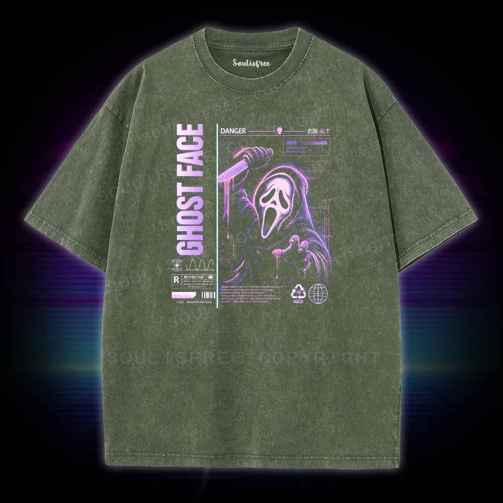 Soulisfree Ghost Face Washed Tee