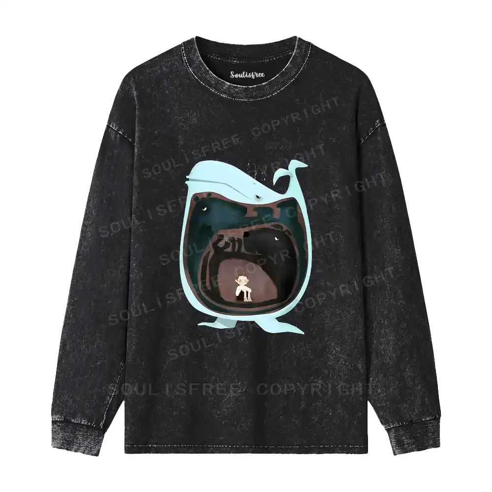 The Inner Self Washed Long Sleeve Shirt