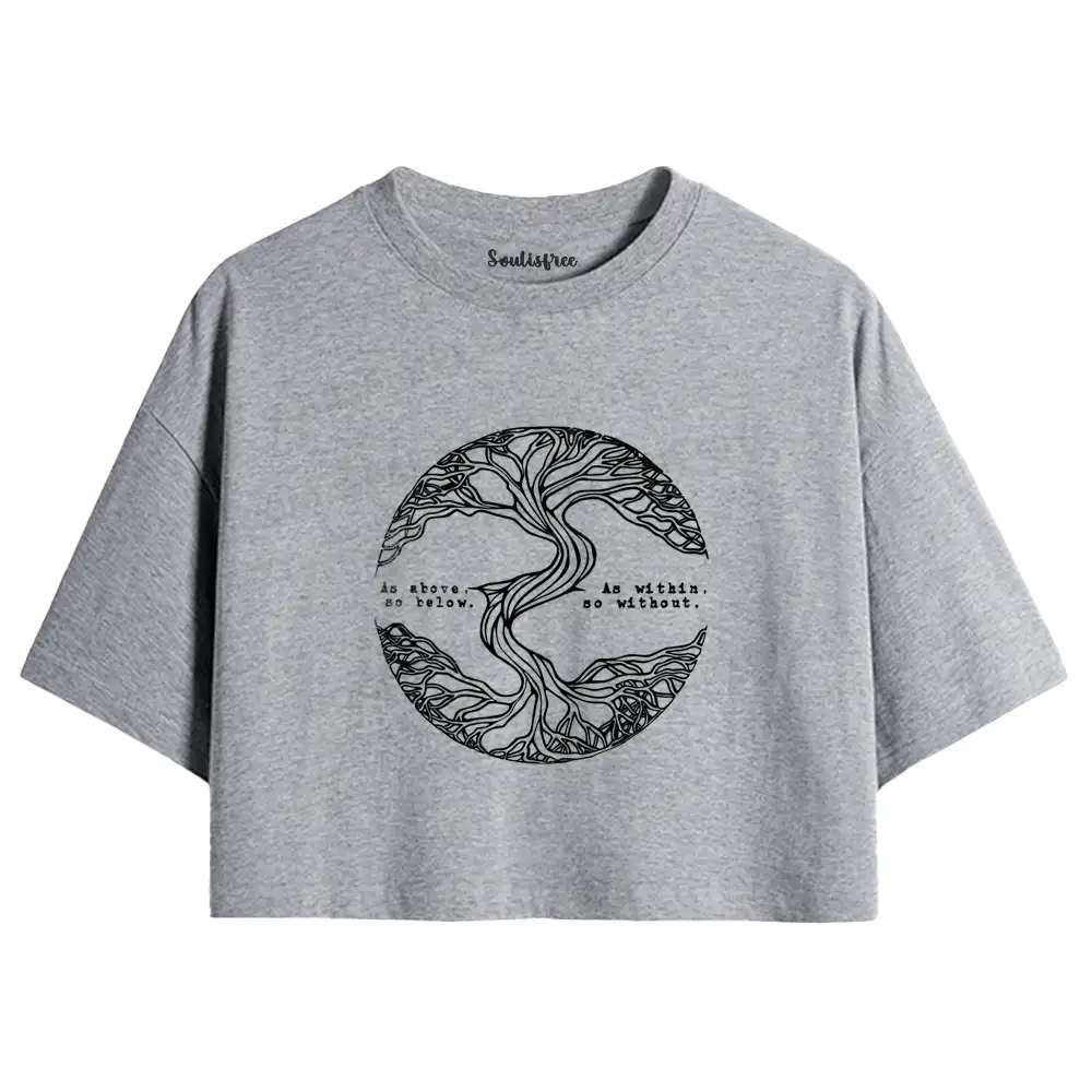 As Above As Within Bo Below Bo Without Crop Top 