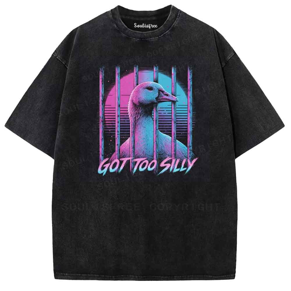 Soulisfree GOT TOO SILLY Washed Tee