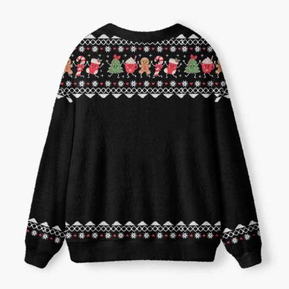 Soulisfree The Little Joys Of Christmas Fuzzy Cardigan Sweater