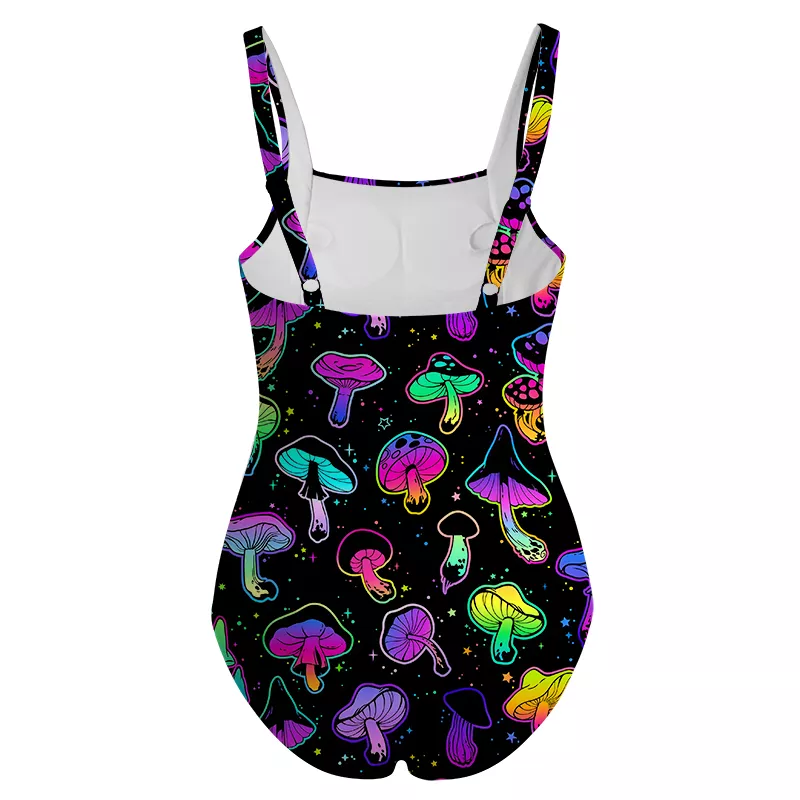 Soulisfree Shroom Party One‑Piece Swimsuit