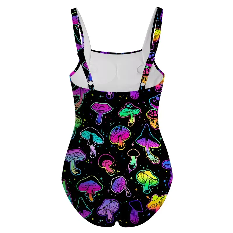 Soulisfree Shroom Party One‑Piece Swimsuit