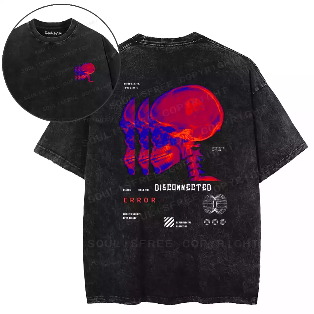 Disconnected Consciousness Washed T-shirt